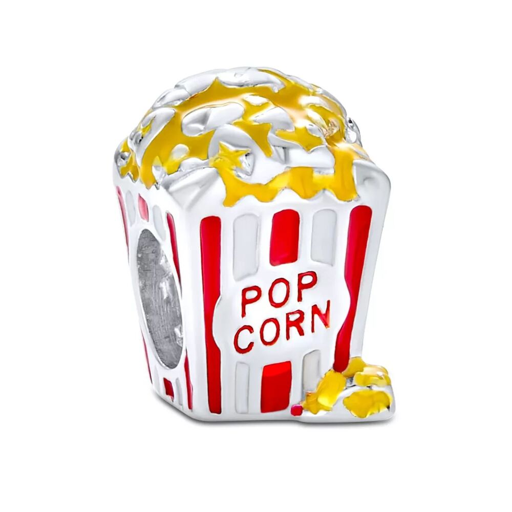 NWOT Popcorn Silver Pandora fit Charm